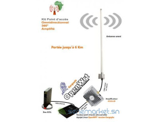 Kit Wifi Antenne Outdoor Omni 65dbi Longue distance