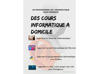 Cours Informatiques : Formations pratiques et personnalisées pour tous niveaux