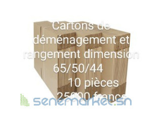 Cartons de déménagement et rangement