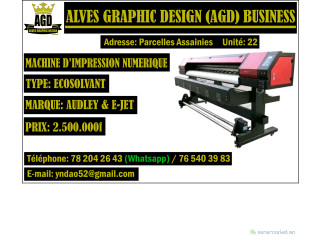 MACHINE D'IMPRESSION NUMÉRIQUE ÉCO-SOLVANT