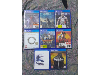 Lot de 8 jeux ps4