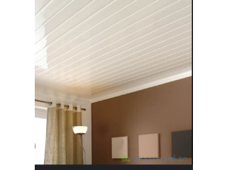 Faux plafond en lambris pvc