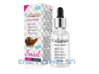 Serum facial anti imperfection homme et femme Snail collagen