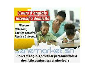 Cours anglais à Domicile niveau élémentaire, CEM, Lycée. Tel:778215530