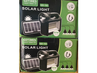 Mini kit solaire trois lampes