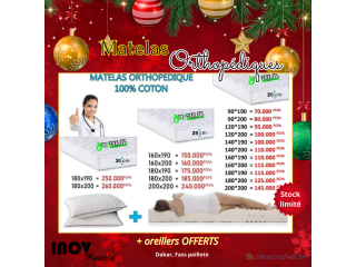 Matelas orthopédiques promo noel17