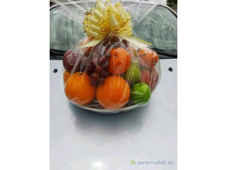 Panier cadeau fruits