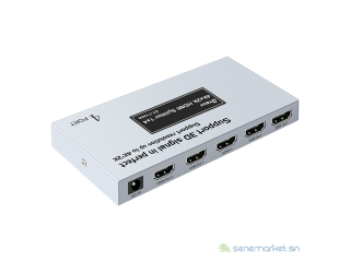 Répartiteur HDMI 3D 1 Entrée 4 Sorties Distributeur HDMI