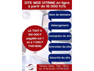 Site Web vitrine professionnel