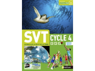 SVT Cycle 4 - Édition 2017 Livre de l'élève
