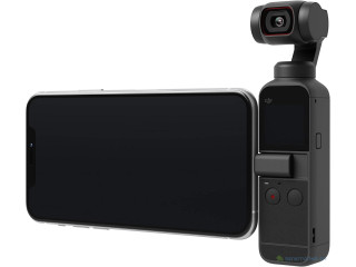 DJI Pocket 2 - Caméra 4K à Stabilisation 3 Axes, Vlog, Vidéo Ultra HD, Photo Haute Résolution 64 MP,