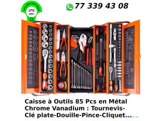 CAISSE A OUTILS MÉTAL 5 COMPARTIMENTS POUR VOS DÉPANNAGES