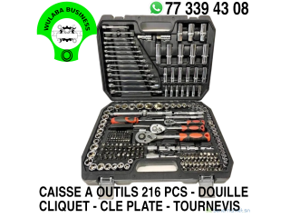 CAISSE A OUTILS 216 PCS MULTIFONCTIONNEL